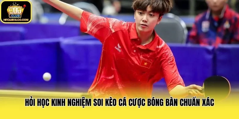 Hỏi học kinh nghiệm soi kèo cá cược bóng bàn chuẩn xác