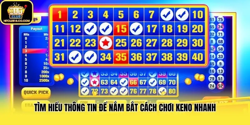 Tìm hiểu thông tin để nắm bắt cách chơi Keno nhanh